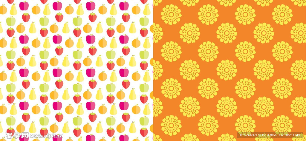 水果向日葵桌布