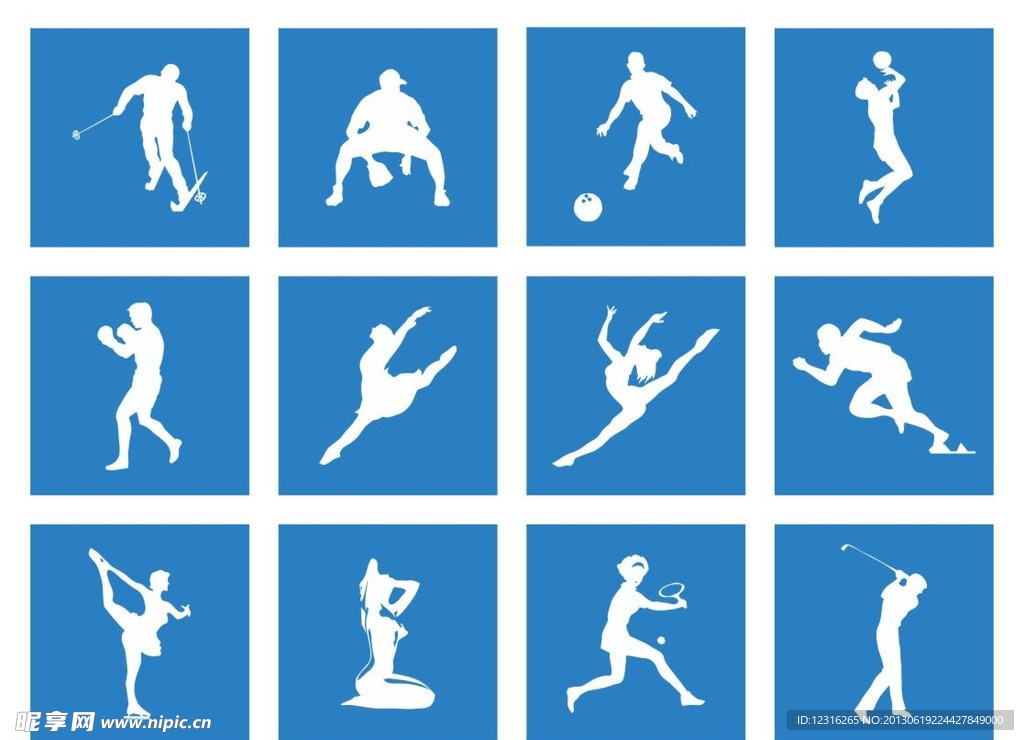 体育运动图案