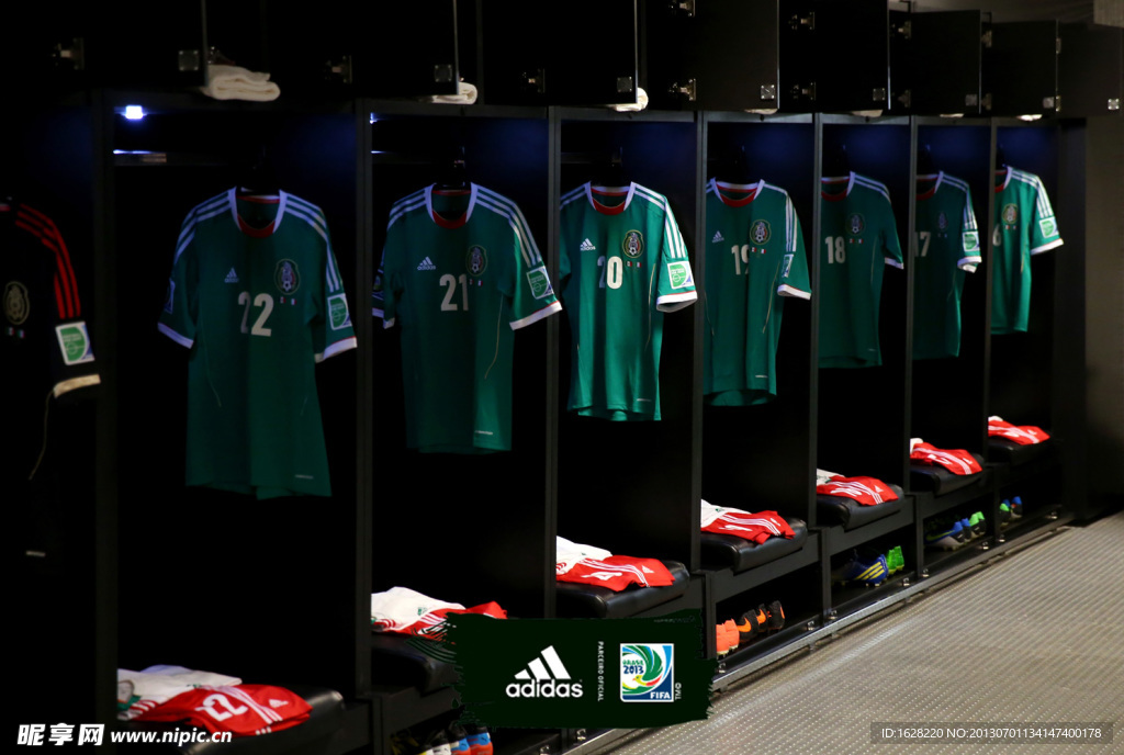 尼日利亚队更衣室
