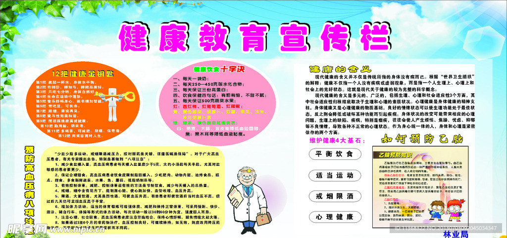 健康教育宣传栏