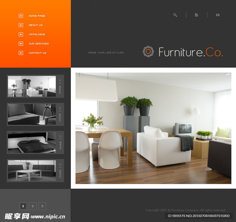 欧美网站设计素材下载