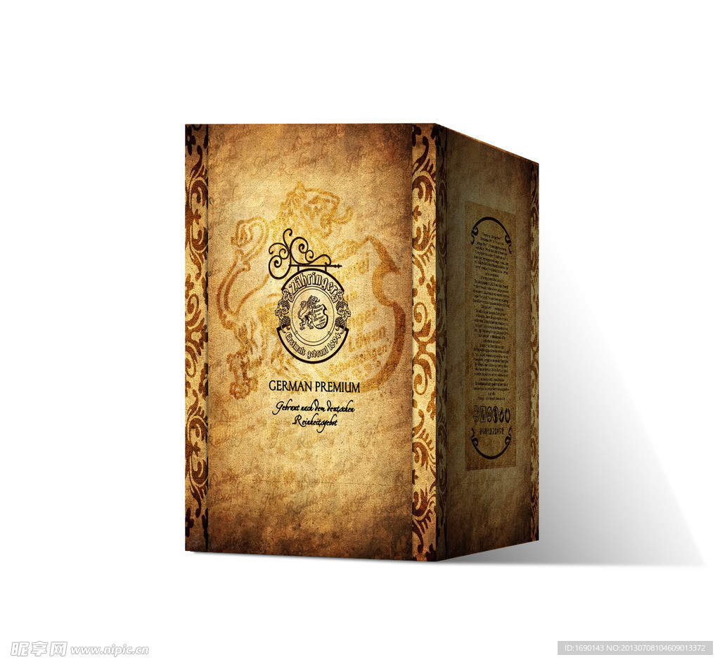 古老啤酒包装（平面图）