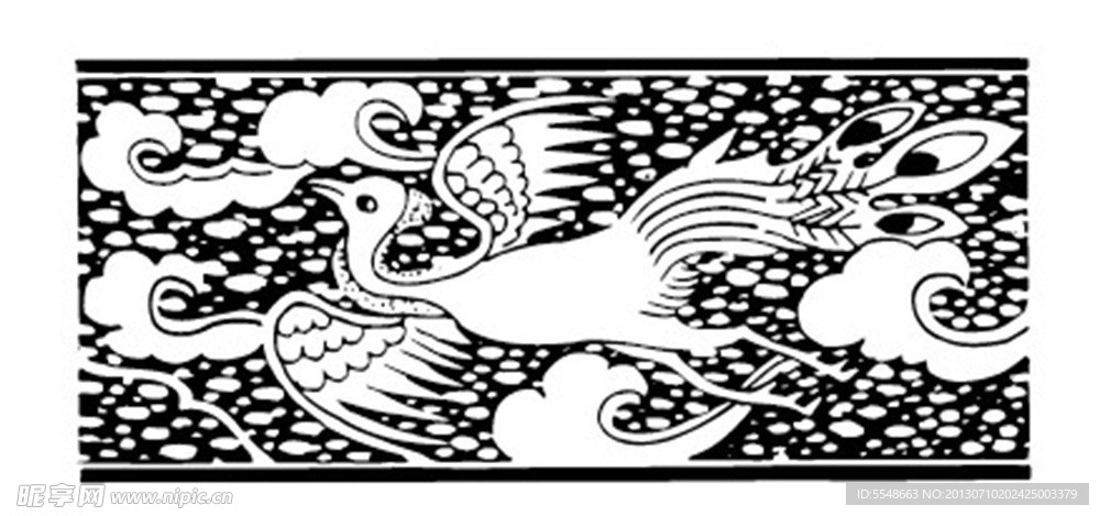 清代吉祥图案凤凰