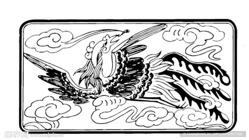 清代吉祥图案凤凰