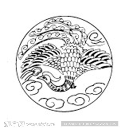 清代吉祥图案凤凰