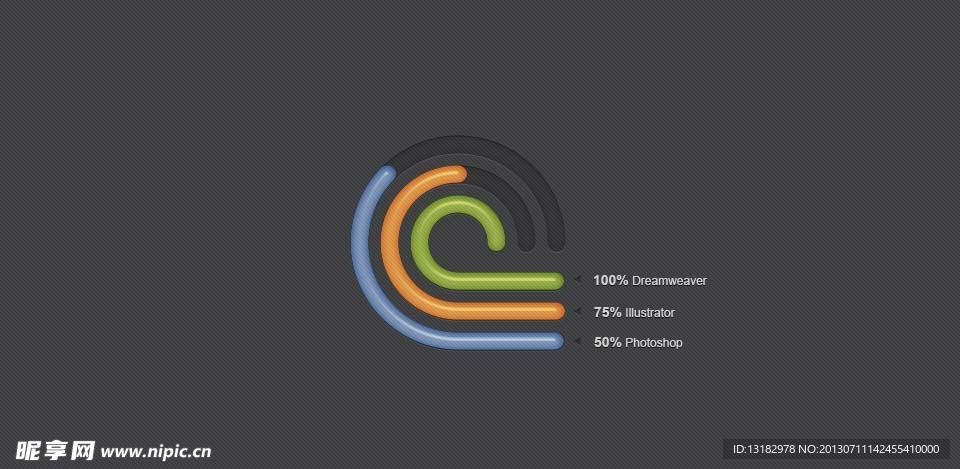 彩色缓冲条设计