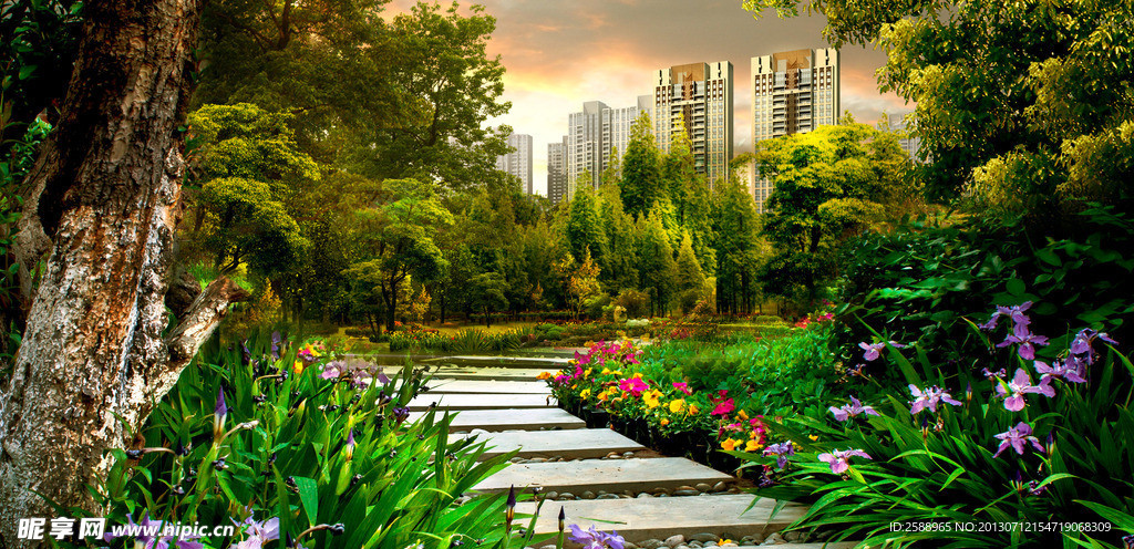 欧式洋房叠墅豪宅园