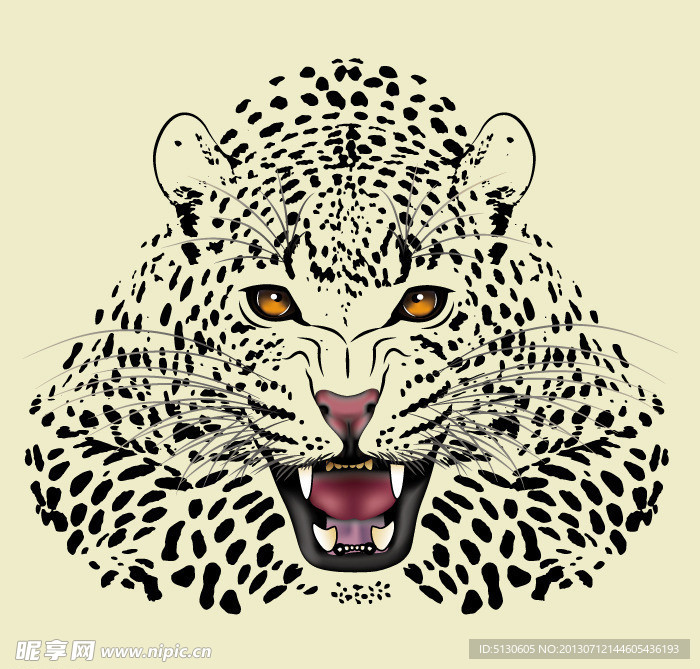 时尚T恤老虎图案