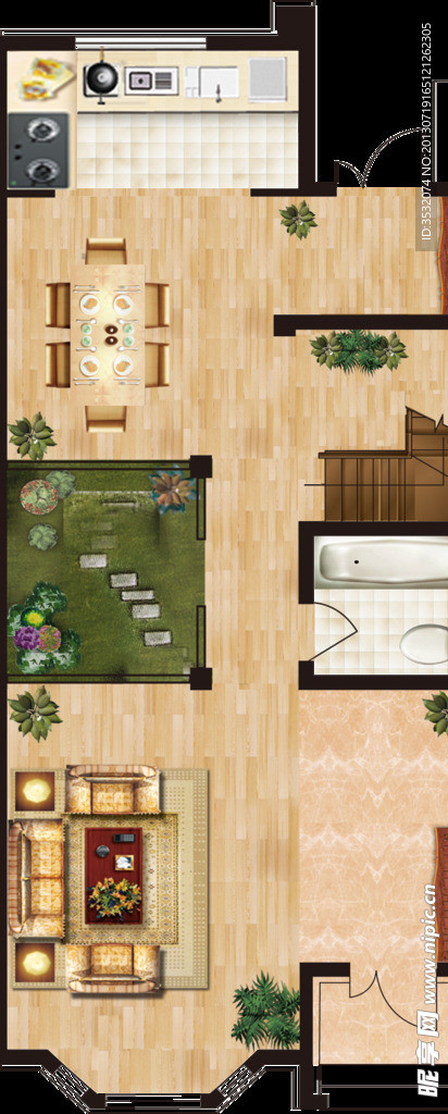 地产 户型 分层