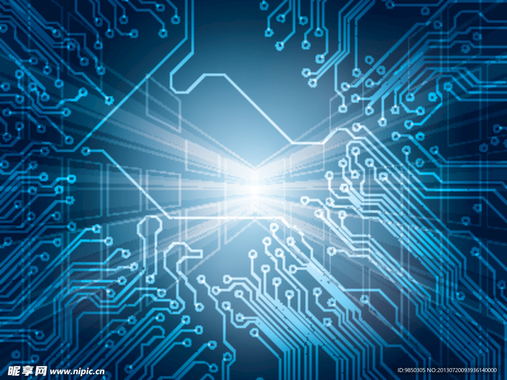 时尚电路板图案