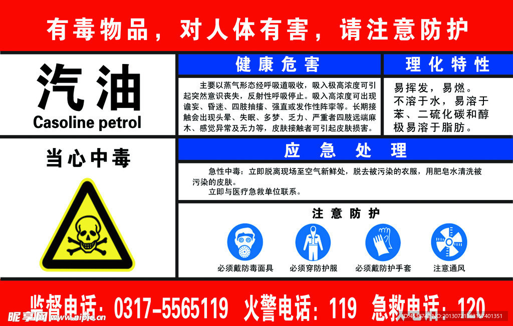 加油站 汽油标识牌