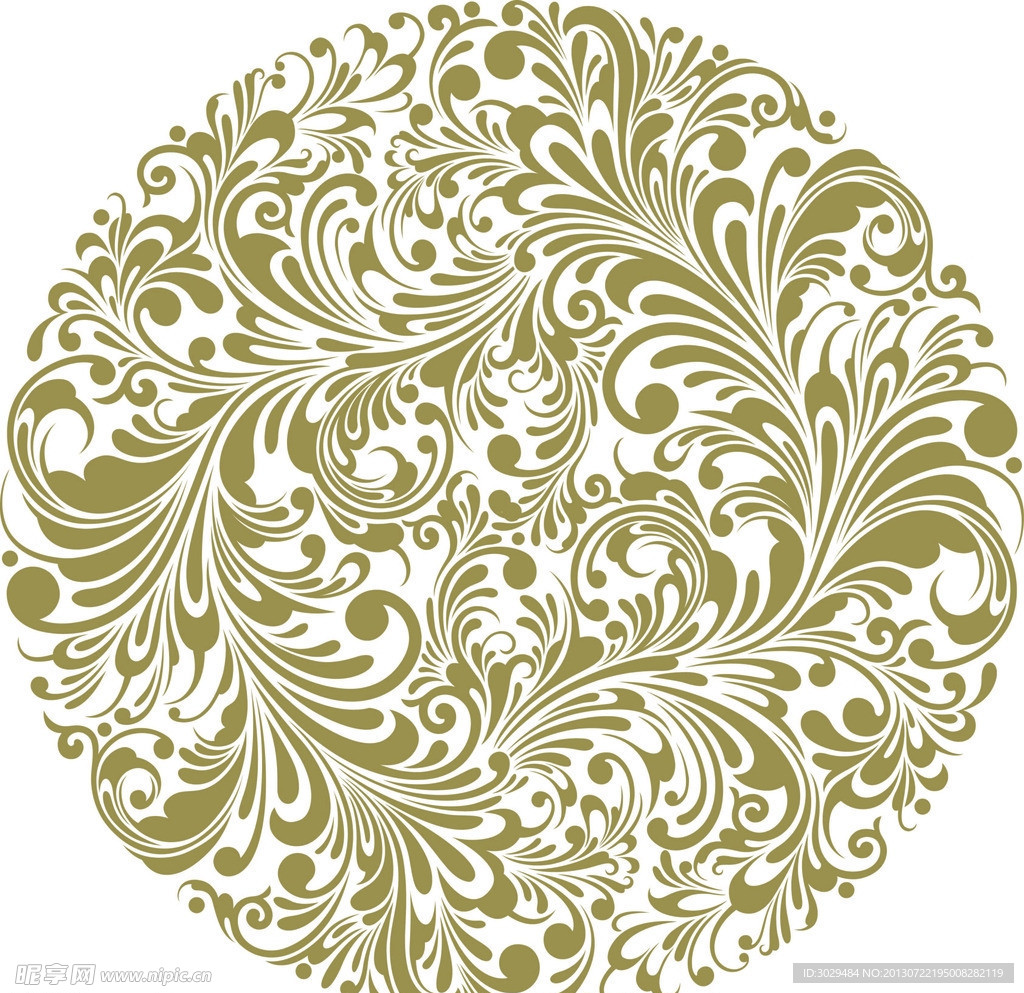 花纹矢量素材 时尚