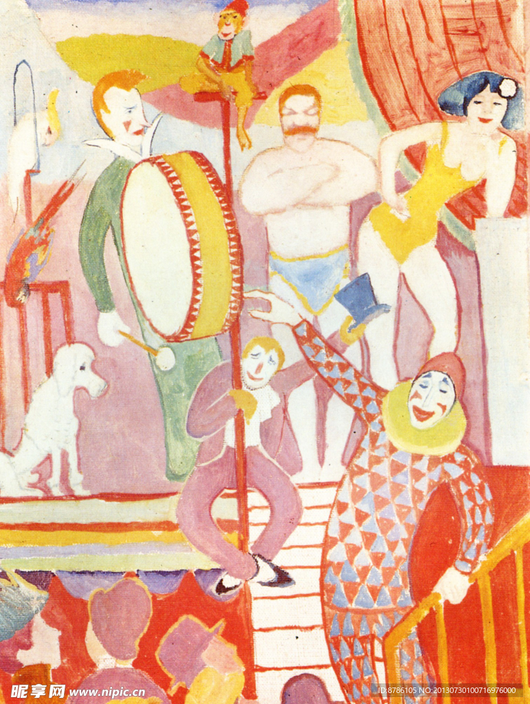 奥古斯特麦克作品