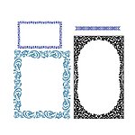 欧式边框花纹装饰