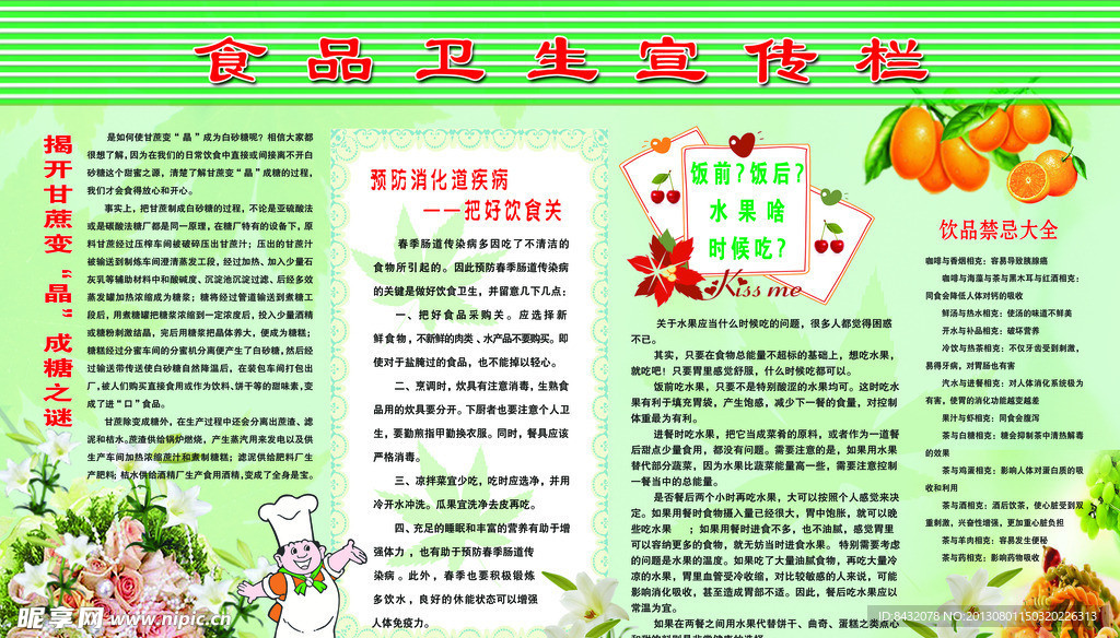 食品卫生宣传