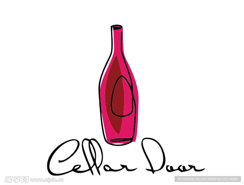 酒瓶logo
