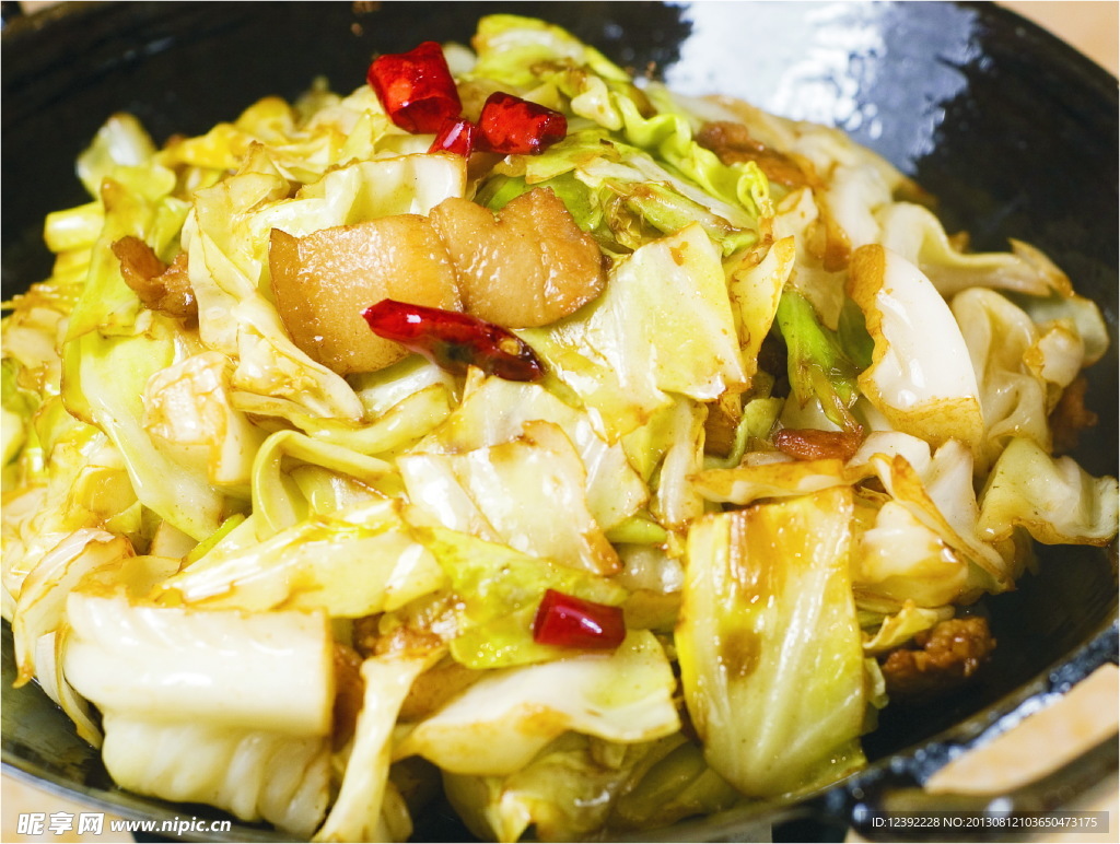 干锅包菜 干锅球菜