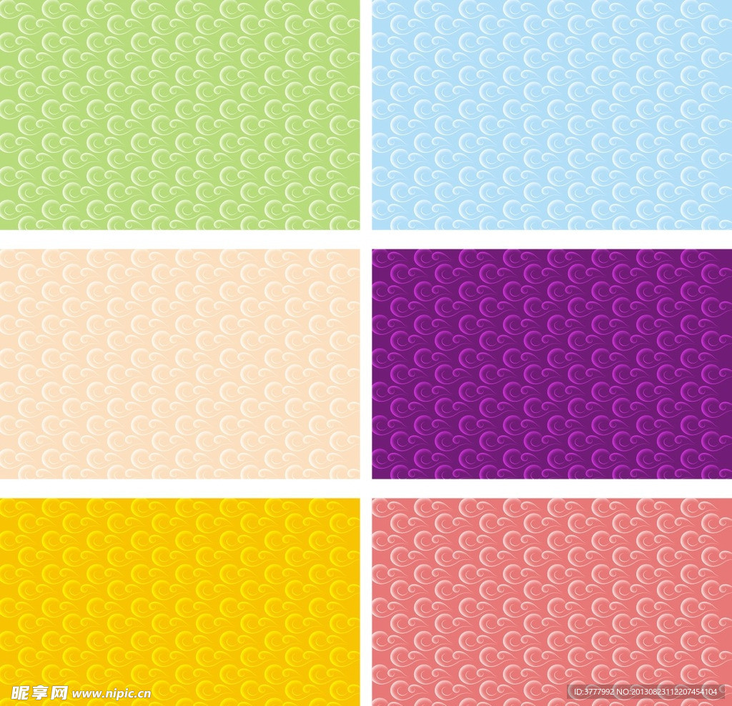 矢量祥云背景底纹