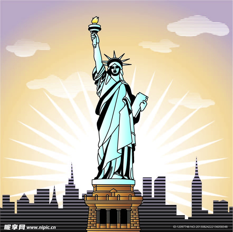 美国自由女神像