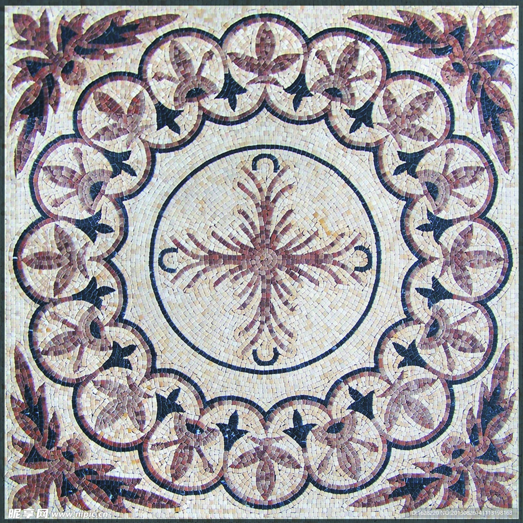 装饰马赛克拼花纹理