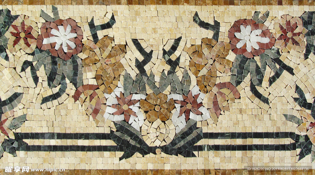 装饰马赛克拼花纹理