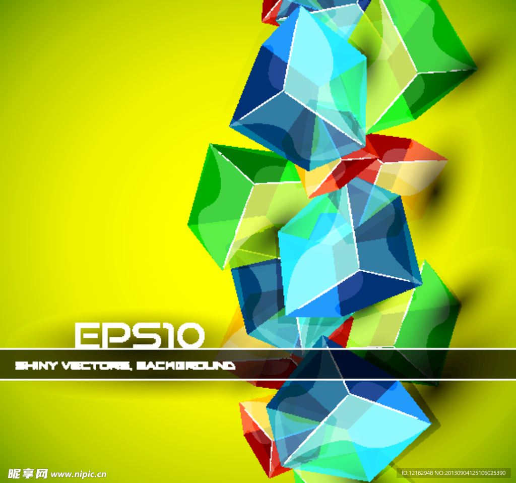 漂亮方形封面背景