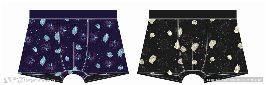 男式内裤（猫头鹰宝）