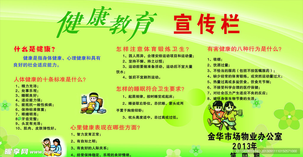 健康教育宣传栏
