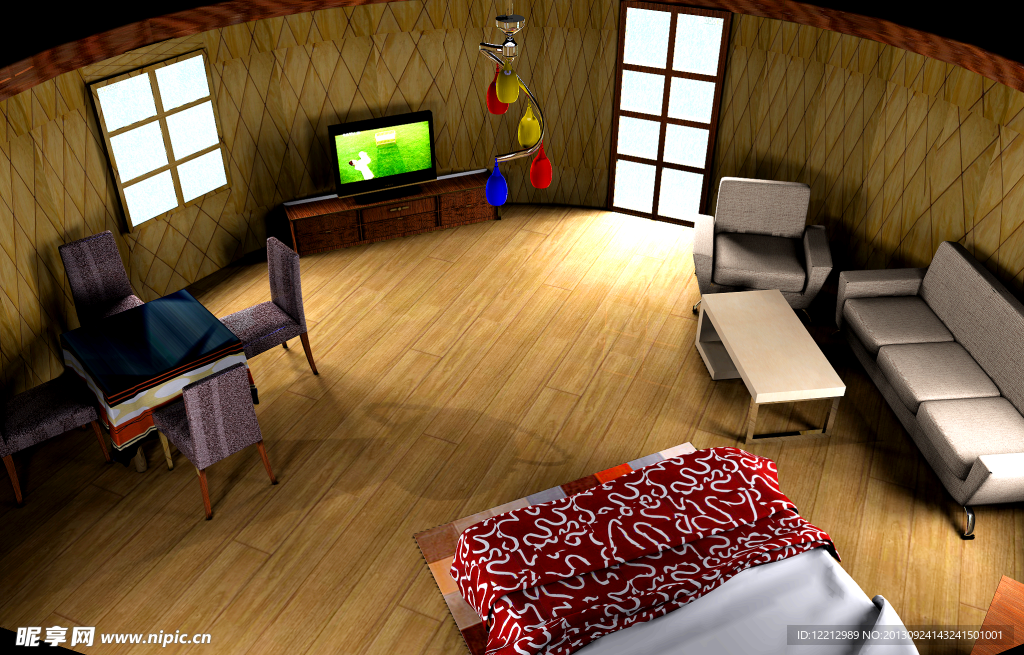 室内 装修 蒙古包