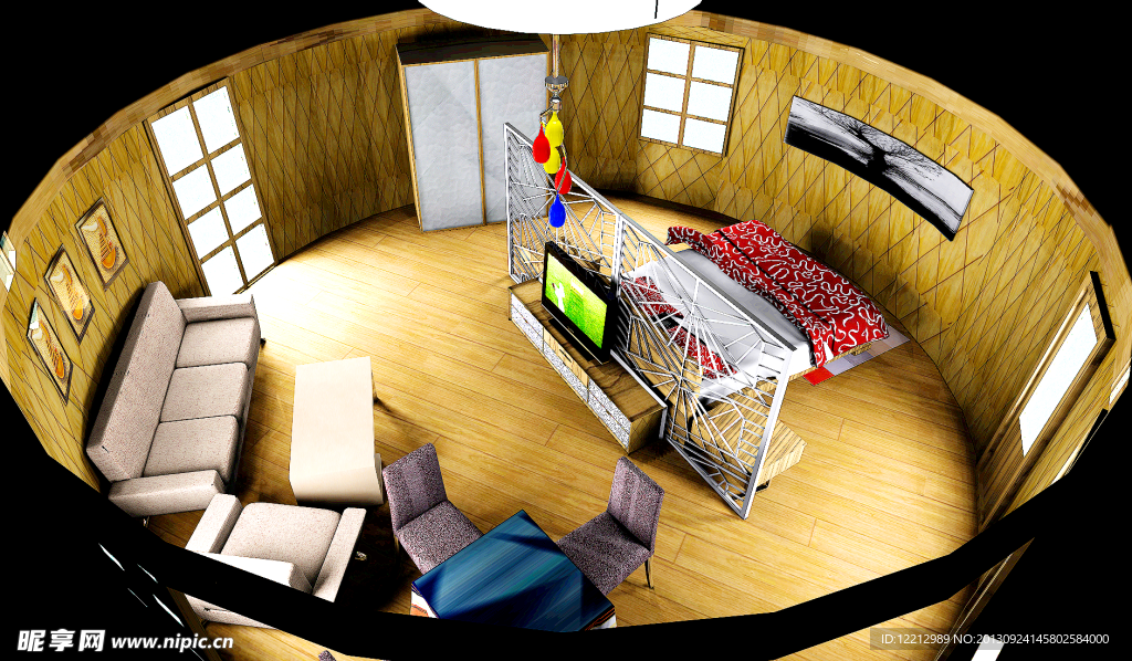 室内 装修 蒙古包