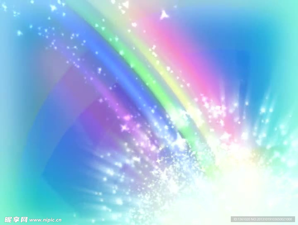 彩虹背景视频素材