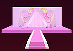婚礼舞台效果图