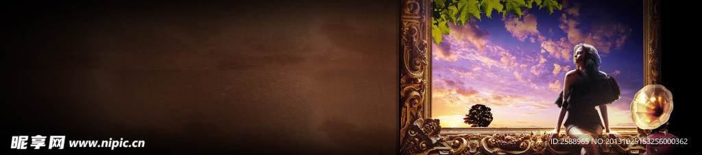 地产围挡唯美天空