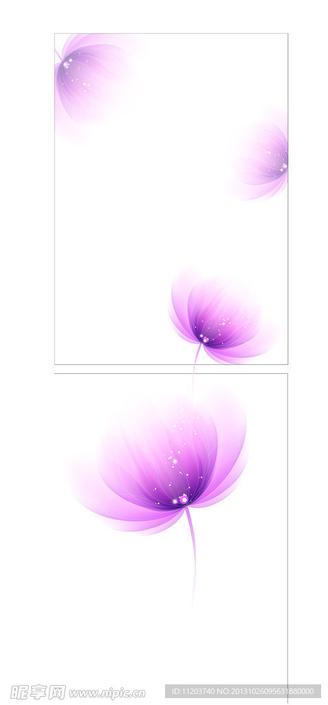 韩式冰箱面板风信花