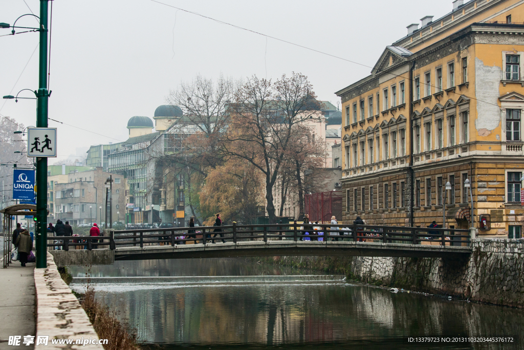 萨拉热窝的米利亚河