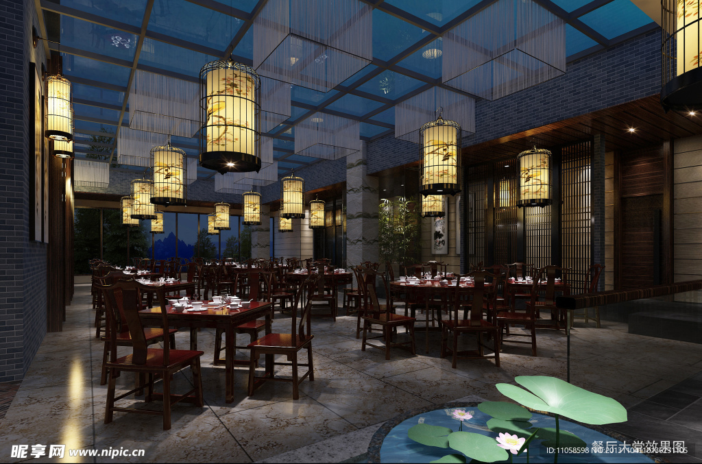 餐厅大堂效果图