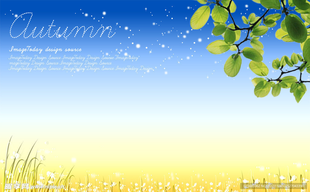 秋天主题背景