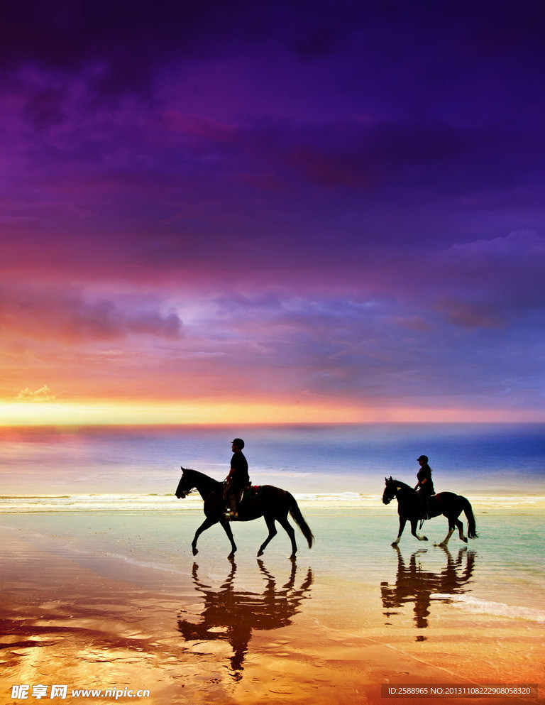 海景房豪宅骑马