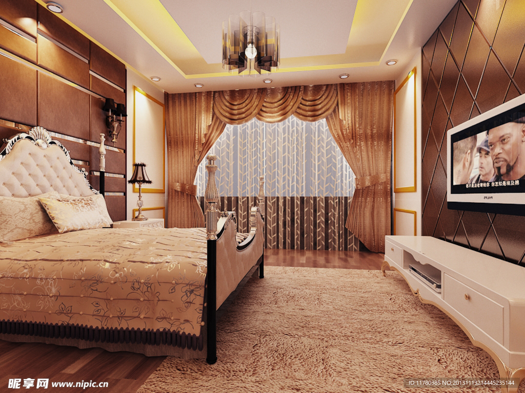 欧式卧室 奢华欧式