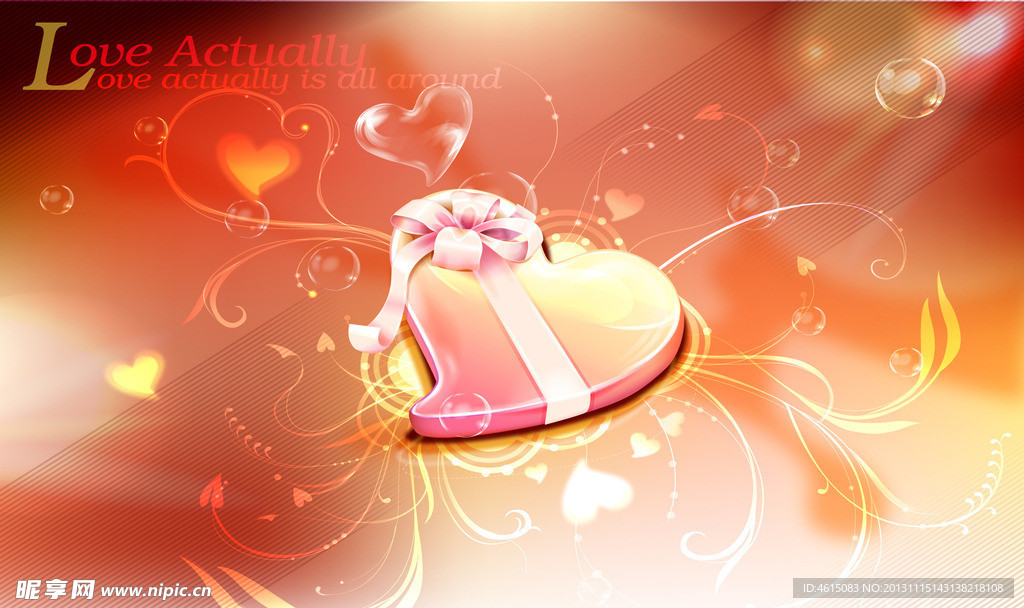 情人节桃心素材
