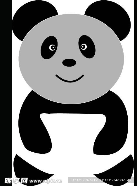 卡通熊猫
