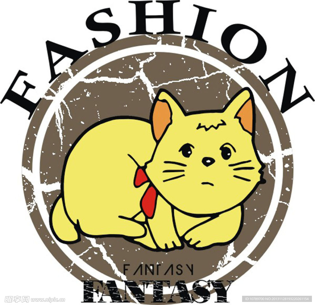 猫文字图案