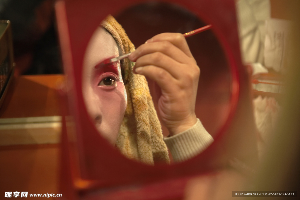 化妆 京剧 脸谱