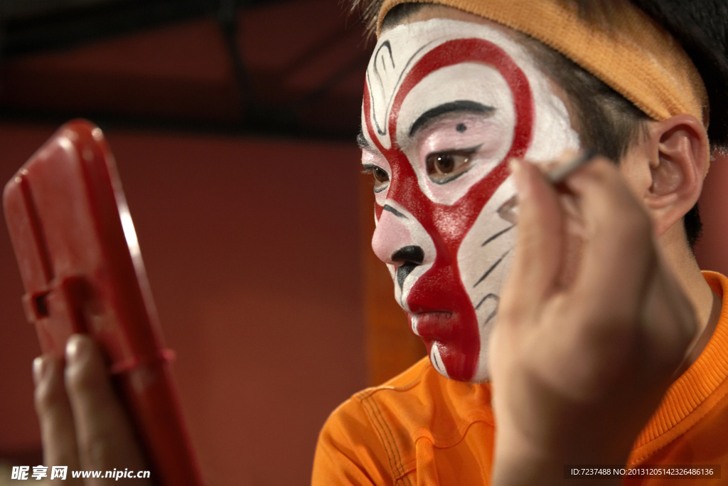 化妆 京剧 脸谱