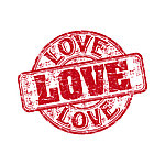 情人节桃心印章