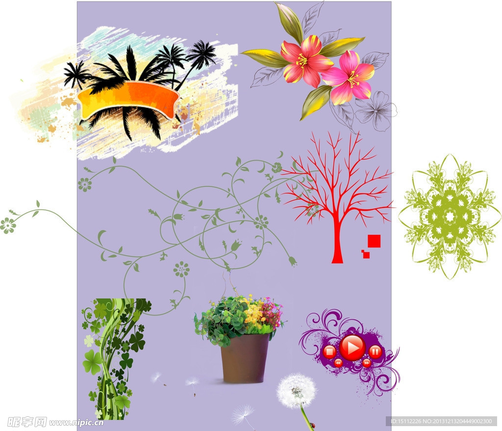 插花 花边 收集 美