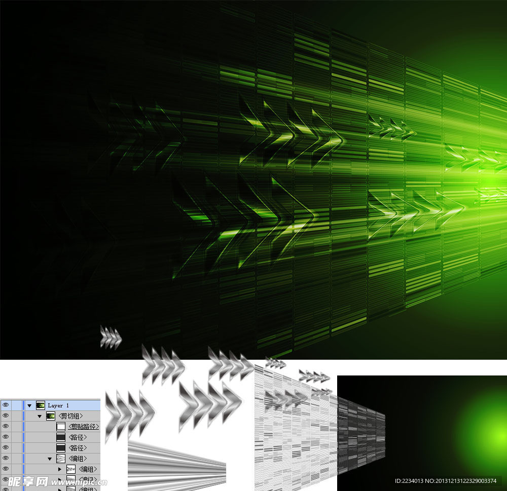墨绿色矢量背景图
