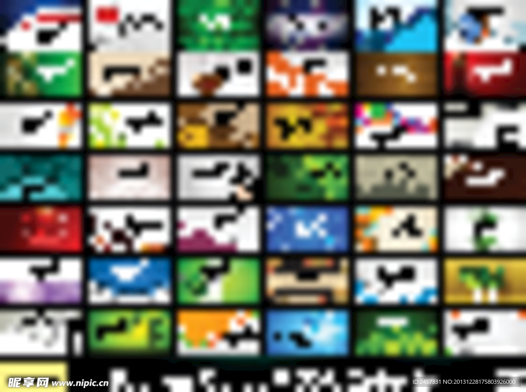 名片 动感线条花纹