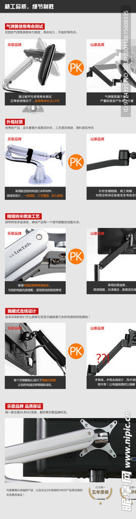 显示器转架模板