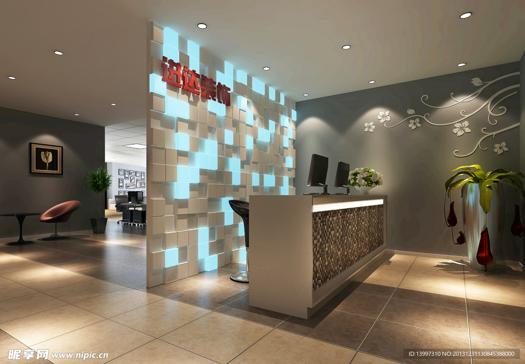 室内工装效果图